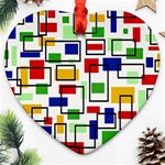 Colorful rectangles                                                                      Ornament (Heart)