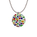 Colorful rectangles                                                                      1  Button Necklace