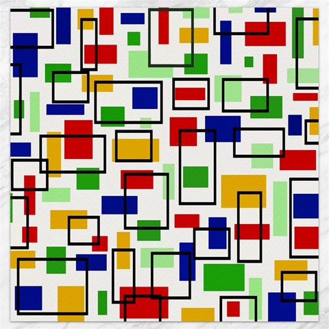 Colorful rectangles                                                                      Canvas 12  x 12  from ArtsNow.com 11.4 x11.56  Canvas - 1