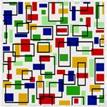 Colorful rectangles                                                                      Canvas 20  x 20 