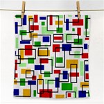 Colorful rectangles                                                                      Face Towel