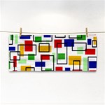 Colorful rectangles                                                                      Hand Towel