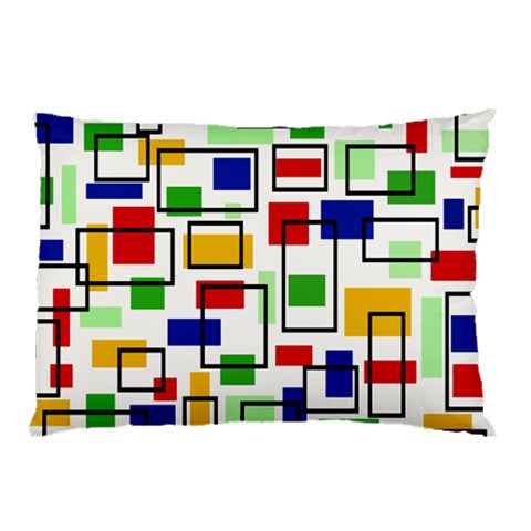 Colorful rectangles                                                                      Pillow Case from ArtsNow.com 26.62 x18.9  Pillow Case