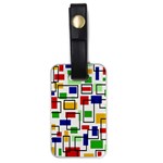 Colorful rectangles                                                                      Luggage Tag (one side)