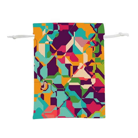 Retro chaos                                                                   Lightweight Drawstring Pouch (L) from ArtsNow.com Back