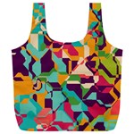 Retro chaos                                                                  Full Print Recycle Bag (XXL)