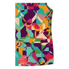 Retro chaos                                                                    Women s Button Up Puffer Vest from ArtsNow.com Front Left