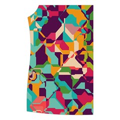 Retro chaos                                                                    Women s Button Up Puffer Vest from ArtsNow.com Front Right