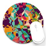 Retro chaos                                                                       Round Mousepad