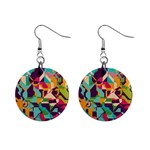 Retro chaos                                                                       1  Button Earrings