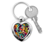 Retro chaos                                                                       Key Chain (Heart)