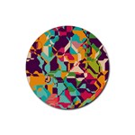 Retro chaos                                                                       Rubber Coaster (Round)