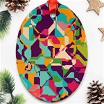 Retro chaos                                                                       Ornament (Oval)