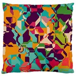 Retro chaos                                                                      Large Flano Cushion Case (Two Sides)