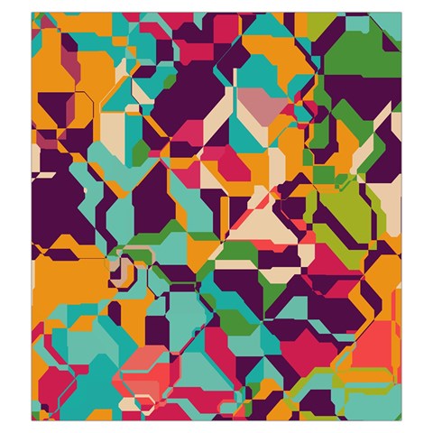 Retro chaos                                                                       Drawstring Pouch from ArtsNow.com Front