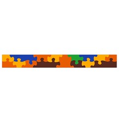 Retro colors puzzle pieces                                                                     Belt Pouch Bag (Large) from ArtsNow.com Bottom