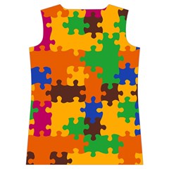 Retro colors puzzle pieces                                                                        Women s Basketball Tank Top from ArtsNow.com Back