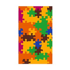 Retro colors puzzle pieces                                                                         Duvet Cover (Single Size) from ArtsNow.com Back