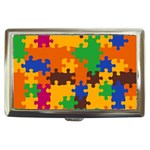 Retro colors puzzle pieces                                                                        Cigarette Money Case