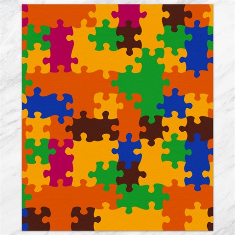 Retro colors puzzle pieces                                                                        Canvas 20  x 24  from ArtsNow.com 19.57 x23.15  Canvas - 1