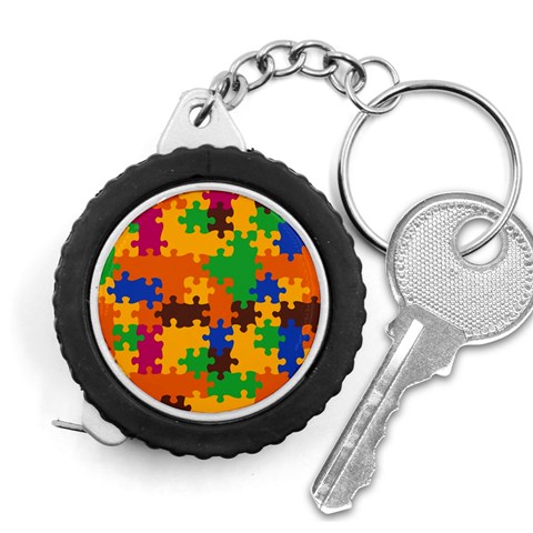 Retro colors puzzle pieces                                                                        Measuring Tape from ArtsNow.com Front