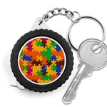 Retro colors puzzle pieces                                                                        Measuring Tape