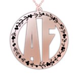 Personalized Double Initial 925 Sterling Silver Pendant Necklace