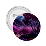 Landscape Landscape Painting Purple Purple Trees 2.25  Buttons