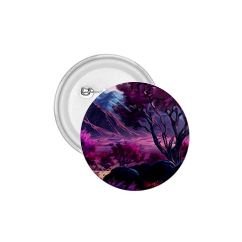 Landscape Landscape Painting Purple Purple Trees 1.75  Buttons from ArtsNow.com Front