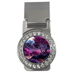 Landscape Landscape Painting Purple Purple Trees Money Clips (CZ) 