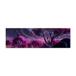 Landscape Landscape Painting Purple Purple Trees Sticker (Bumper)