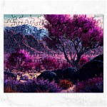 Landscape Landscape Painting Purple Purple Trees Rectangular Jigsaw Puzzl