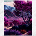 Landscape Landscape Painting Purple Purple Trees Canvas 16  x 20 