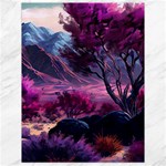 Landscape Landscape Painting Purple Purple Trees Canvas 18  x 24 