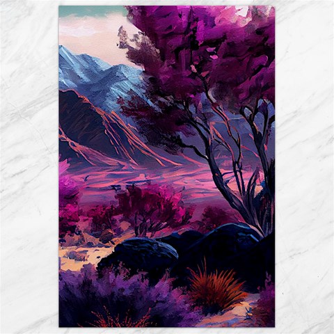 Landscape Landscape Painting Purple Purple Trees Canvas 24  x 36  from ArtsNow.com 23.35 x34.74  Canvas - 1