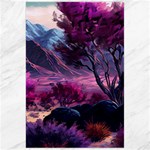 Landscape Landscape Painting Purple Purple Trees Canvas 24  x 36 