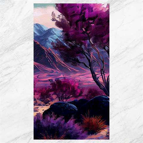 Landscape Landscape Painting Purple Purple Trees Canvas 40  x 72  from ArtsNow.com 39.28 x69.23  Canvas - 1