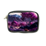 Landscape Landscape Painting Purple Purple Trees Coin Purse