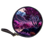 Landscape Landscape Painting Purple Purple Trees Classic 20-CD Wallets