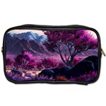 Landscape Landscape Painting Purple Purple Trees Toiletries Bag (Two Sides)