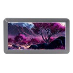 Landscape Landscape Painting Purple Purple Trees Memory Card Reader (Mini)