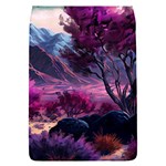 Landscape Landscape Painting Purple Purple Trees Removable Flap Cover (L)