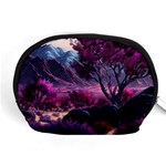 Landscape Landscape Painting Purple Purple Trees Accessory Pouch (Medium)