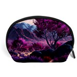 Landscape Landscape Painting Purple Purple Trees Accessory Pouch (Large)