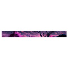 Landscape Landscape Painting Purple Purple Trees Cross Back Hipster Bikini Set from ArtsNow.com Waistband