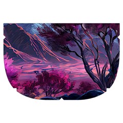 Landscape Landscape Painting Purple Purple Trees Make Up Case (Small) from ArtsNow.com Side Right