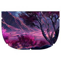 Landscape Landscape Painting Purple Purple Trees Make Up Case (Large) from ArtsNow.com Side Right