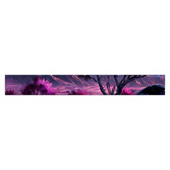 Landscape Landscape Painting Purple Purple Trees Make Up Case (Large) from ArtsNow.com Zipper Front