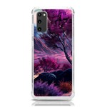 Landscape Landscape Painting Purple Purple Trees Samsung Galaxy S20 6.2 Inch TPU UV Case