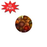 Flower Flora Decoration Pattern Drawing Floral 1  Mini Buttons (10 pack) 